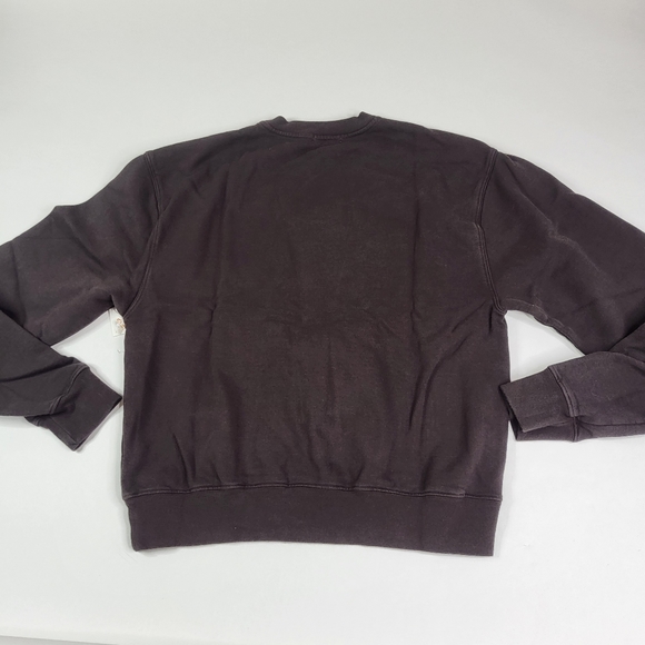 GOOD AMERICAN Brown Boyfriend Sweatshirt sz 2 / M - Picture 4 of 4